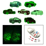 Maxbell 7x Luminous Shoes Charms Party Clothing Jewelry Decor Girls Women Style I