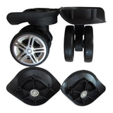 Maxbell 2xLuggage Suitcase Replacement Wheels for Trolley Case Travel Suitcase Carrier