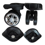 Maxbell 4xLuggage Suitcase Replacement Wheels for Trolley Case Travel Suitcase Carrier