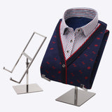 Maxbell 2xShirt Display Stand Bracket Showcase Adjustable Height for Clothing Store