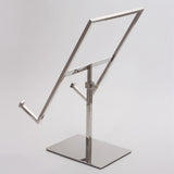 Maxbell 2xShirt Display Stand Bracket Showcase Adjustable Height for Clothing Store