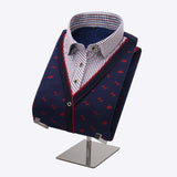 Maxbell 2xShirt Display Stand Bracket Showcase Adjustable Height for Clothing Store