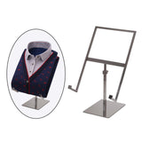Maxbell 2xShirt Display Stand Bracket Showcase Adjustable Height for Clothing Store