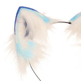 Maxbell Funny Animal Ears Headband Cosplay Photo Props Headwear Party for Halloween Light Blue