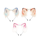 Maxbell Funny Animal Ears Headband Cosplay Photo Props Headwear Party for Halloween Light Blue