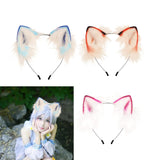 Maxbell Funny Animal Ears Headband Cosplay Photo Props Headwear Party for Halloween Light Blue