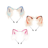 Maxbell Funny Animal Ears Headband Cosplay Photo Props Headwear Party for Halloween Light Blue