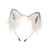 Maxbell Funny Animal Ears Headband Cosplay Photo Props Headwear Party for Halloween Light Blue