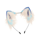 Maxbell Funny Animal Ears Headband Cosplay Photo Props Headwear Party for Halloween Light Blue