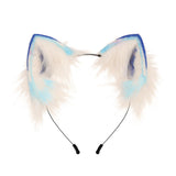 Maxbell Funny Animal Ears Headband Cosplay Photo Props Headwear Party for Halloween Light Blue