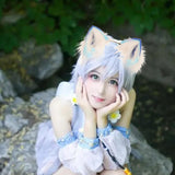 Maxbell Funny Animal Ears Headband Cosplay Photo Props Headwear Party for Halloween Light Blue