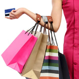 Maxbell 4x2x Leather Handbag Handle Wrap Cover Handle Protectors Holder for Travel Bag Black