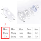 Maxbell 3x10Pcs Transparent Baby Shoe Stretcher Professional for Socks Store 11cm