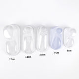 Maxbell 6x10Pcs Transparent Baby Shoe Stretcher Professional for Socks Store 11cm