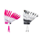 Maxbell 2xAmerican Chief Indian Hat Feather Headdress Photo Props for Stage Cosplay Black