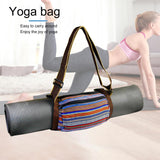 Maxbell Portable Yoga Mat Bag Gym Zipper Pocket Storage Pilates for Travel Sports Red - Aladdin Shoppers