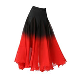 Maxbell 2xElegant Ballroom Dance Skirt Dancing Costume Stage Performance Dancewear XL