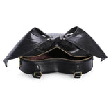 Maxbell 2xBlack Bat Wings Backpack Goth Punk Lace Wing Shoulder Bag Leather Rucksack