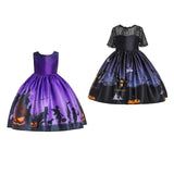 Maxbell Girls Dresses Gown Dress up Costume Princess for Halloween Wedding Cosplay purple