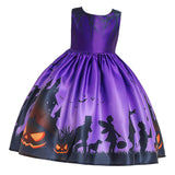 Maxbell Girls Dresses Gown Dress up Costume Princess for Halloween Wedding Cosplay purple