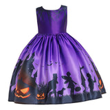 Maxbell Girls Dresses Gown Dress up Costume Princess for Halloween Wedding Cosplay purple
