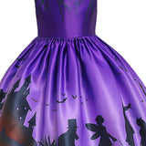 Maxbell Girls Dresses Gown Dress up Costume Princess for Halloween Wedding Cosplay purple