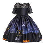 Maxbell Girls Dresses Gown Dress up Costume Princess for Halloween Wedding Cosplay black