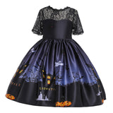 Maxbell Girls Dresses Gown Dress up Costume Princess for Halloween Wedding Cosplay black