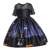 Maxbell Girls Dresses Gown Dress up Costume Princess for Halloween Wedding Cosplay black