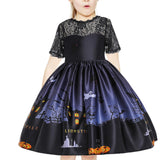 Maxbell Girls Dresses Gown Dress up Costume Princess for Halloween Wedding Cosplay black