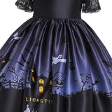 Maxbell Girls Dresses Gown Dress up Costume Princess for Halloween Wedding Cosplay black