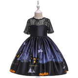 Maxbell Girls Dresses Gown Dress up Costume Princess for Halloween Wedding Cosplay black
