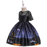 Maxbell Girls Dresses Gown Dress up Costume Princess for Halloween Wedding Cosplay black