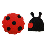 Maxbell Newborn Babies Ladybug Suit Costume Crochet Outfits Photography Props