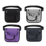 Maxbell 3xNurse Fanny Pack Waist Pouch Organizer Multiple Pocket Tape Holder Storage Black