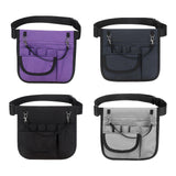 Maxbell 4xNurse Fanny Pack Waist Pouch Organizer Multiple Pocket Tape Holder Storage Black