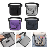 Maxbell 4xNurse Fanny Pack Waist Pouch Organizer Multiple Pocket Tape Holder Storage Black