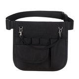 Maxbell 2xNurse Fanny Pack Waist Pouch Organizer Multiple Pocket Tape Holder Storage Black