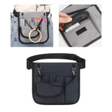 Maxbell 4xNurse Fanny Pack Waist Pouch Organizer Multiple Pocket Tape Holder Storage Dark Blue