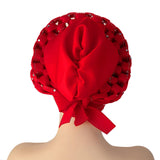 Maxbell 4xAfrican Turban Women Sequin Headwear Head Scarf Hair Cover Girls Headwrap Red