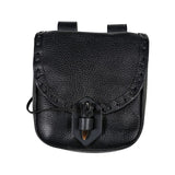 Maxbell 3xMedieval Belt Pouch Durable Fanny Pack Purse Costume Accessories Black