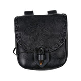 Maxbell 3xMedieval Belt Pouch Durable Fanny Pack Purse Costume Accessories Black