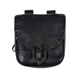 Maxbell 3xMedieval Belt Pouch Durable Fanny Pack Purse Costume Accessories Black