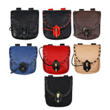 Maxbell 3xMedieval Belt Pouch Durable Fanny Pack Purse Costume Accessories Black