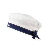 Maxbell 3xCute Navy Sailor Hat Adjustable Cap Girl Stage Beach White