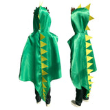 Maxbell 4xDragon Clothing Trick or Treating Cape Cosplay Cartoon for Halloween Gifts Green
