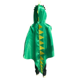 Maxbell 3xDragon Clothing Trick or Treating Cape Cosplay Cartoon for Halloween Gifts Green