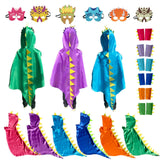 Maxbell 4xDragon Clothing Trick or Treating Cape Cosplay Cartoon for Halloween Gifts Green