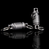 Maxbell 4xTitanium Alloy Keychain Key Holder Clip for Outdoor Tool Waist Belt Unisex