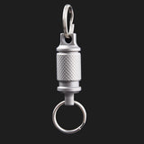 Maxbell 6xTitanium Alloy Keychain Key Holder Clip for Outdoor Tool Waist Belt Unisex